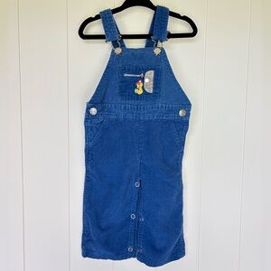 Vintage Sesame Street Corduroy Overalls Size 12m Bird Bird Baseball